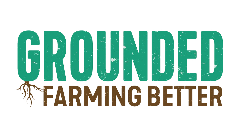 GROUNDED Australia - Logo and Tagline (Farming Better).